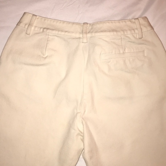 L. Ralph Lauren Ivory Jean Capri Pants 4P - Picture 6 of 7